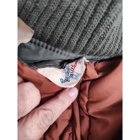 Vintage Refrigiwear Green Insulated Military Style Coat With Detachable Hood - Picture 9 of 11